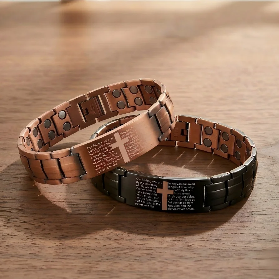 The Reliquary Cross Bracelet