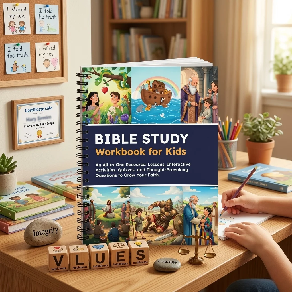 Bible Study Workbook for Kids